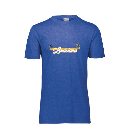 [FTSCUBNV-AS-LOGO3] Decker Men's Tri-Blend T-Shirt - Short Sleeve (Adult S, Navy, Logo 3)