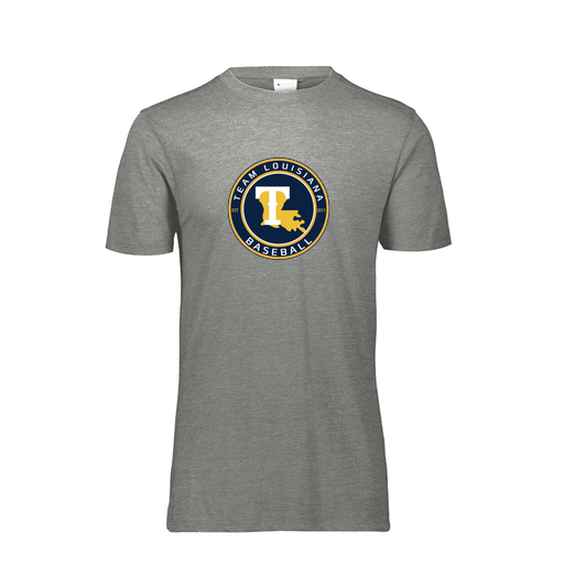 [FTSCUBGY-AS-LOGO1] Decker Men's Tri-Blend T-Shirt - Short Sleeve (Adult S, Gray, Logo 1)