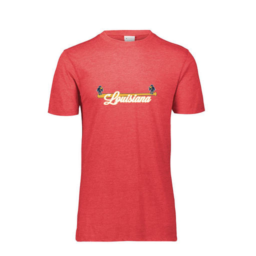 [FTSCUBRD-AS-LOGO3] Decker Men's Tri-Blend T-Shirt - Short Sleeve (Adult S, Red, Logo 3)