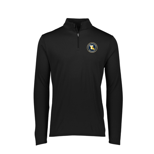 [FTLQFLBK-FAXS-LOGO1] Decker Women's Flex-Lite 1/4 Zip Shirt (Female Adult XS, Black, Logo 1)