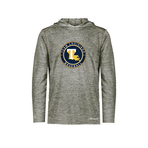 [FOLHCGGY-AS-LOGO1] Men's Charge Hoodie (Adult S, Gray, Logo 1)