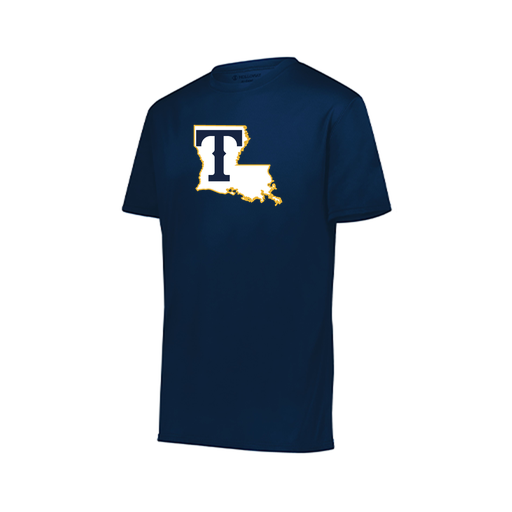 [222818.065.S-LOGO2] Men's Movement Dri Fit Shirt (Adult S, Navy, Logo 2)
