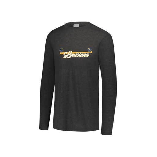 [3076.K94.S-LOGO3] Youth LS Ultra-blend T-Shirt (Youth S, Black, Logo 3)