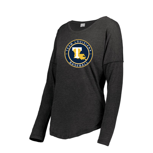 [FTLCUBBK-FAXS-LOGO1] Ladies LS Ultra-blend T-Shirt (Female Adult XS, Black, Logo 1)